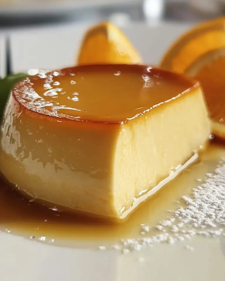 Sunset Coconut Orange Flan