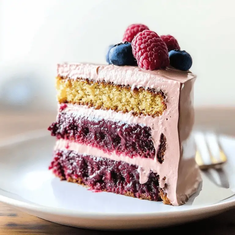 Vertical Chocolate Raspberry Cake