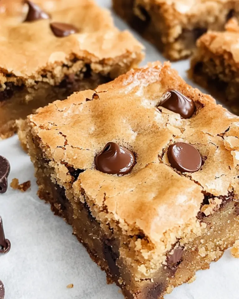 Chewy Chocolate Chip Blondies