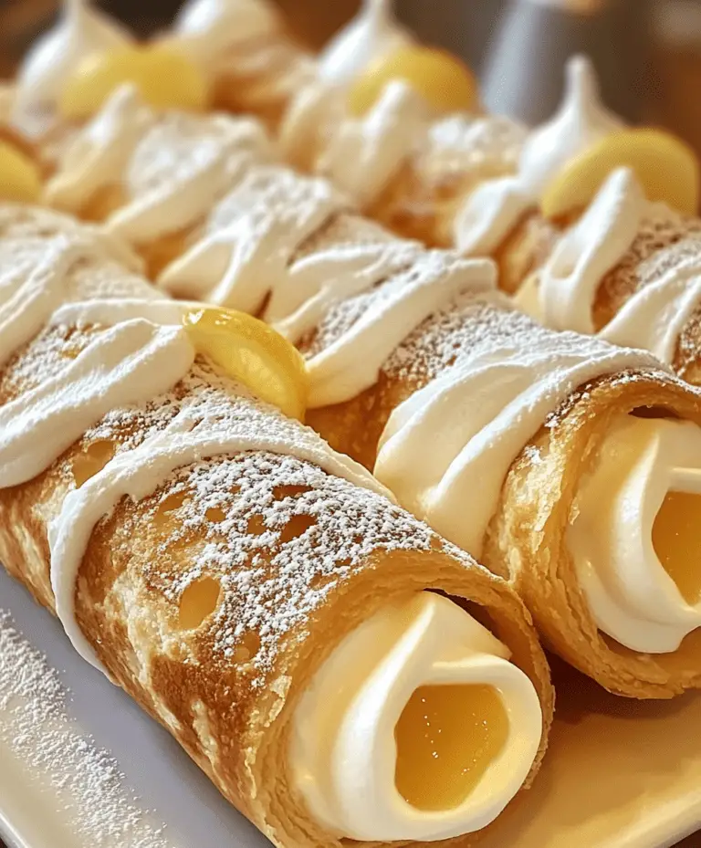 Lemon Meringue Pie Cannoli