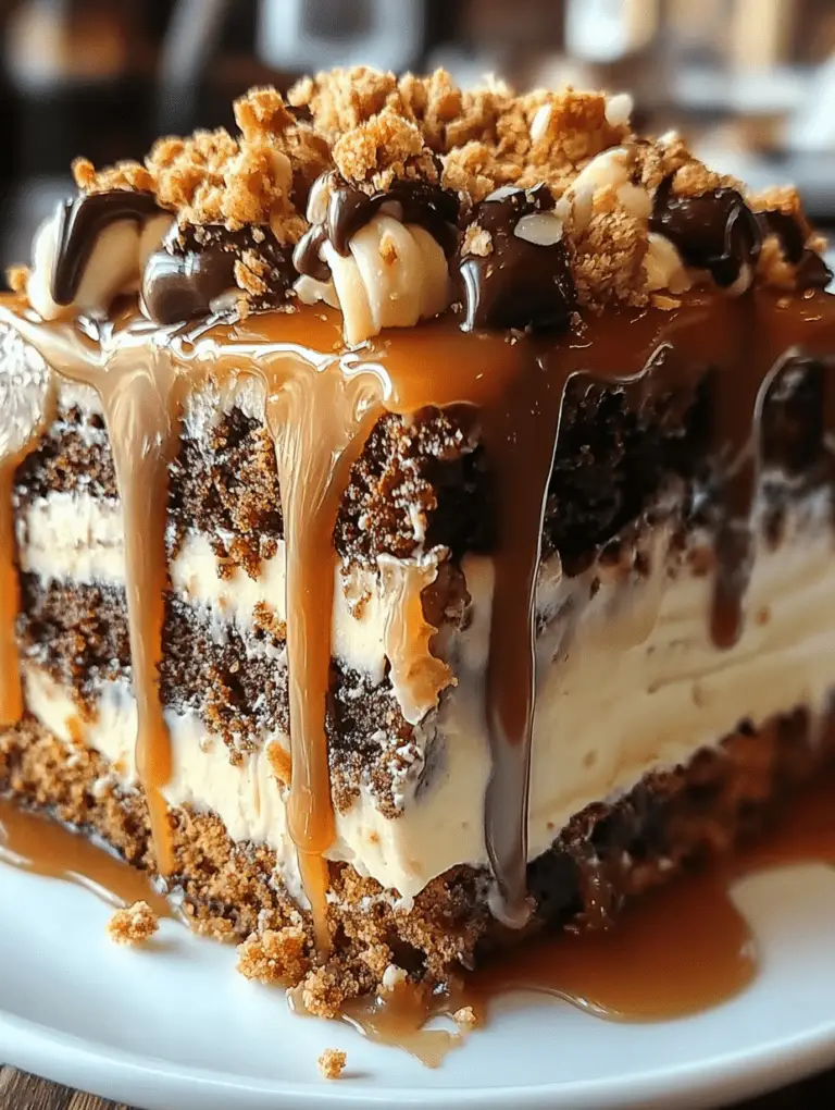 Caramel Toffee Crunch Cake