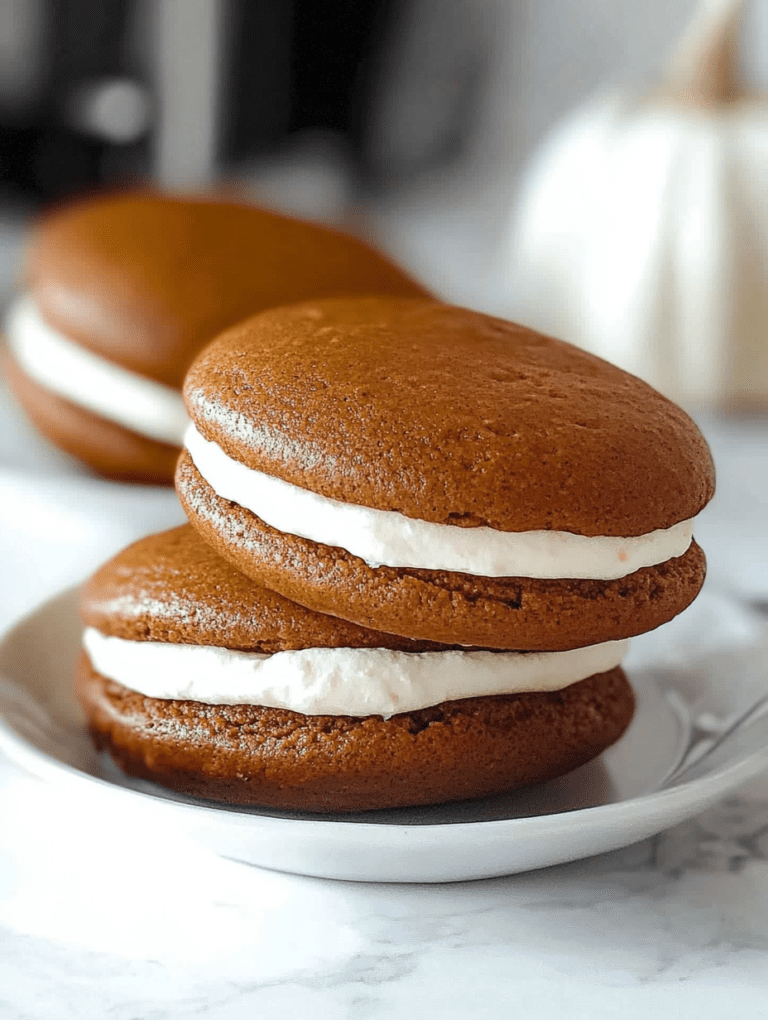 Pumpkin Spice Whoopie Pie