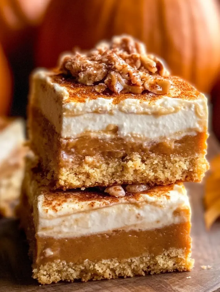 Fall Pumpkin Bars: A Cozy Autumn Treat