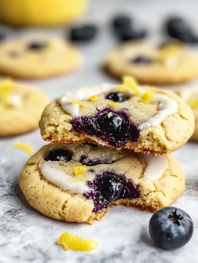 Lemon Blueberry Cookies