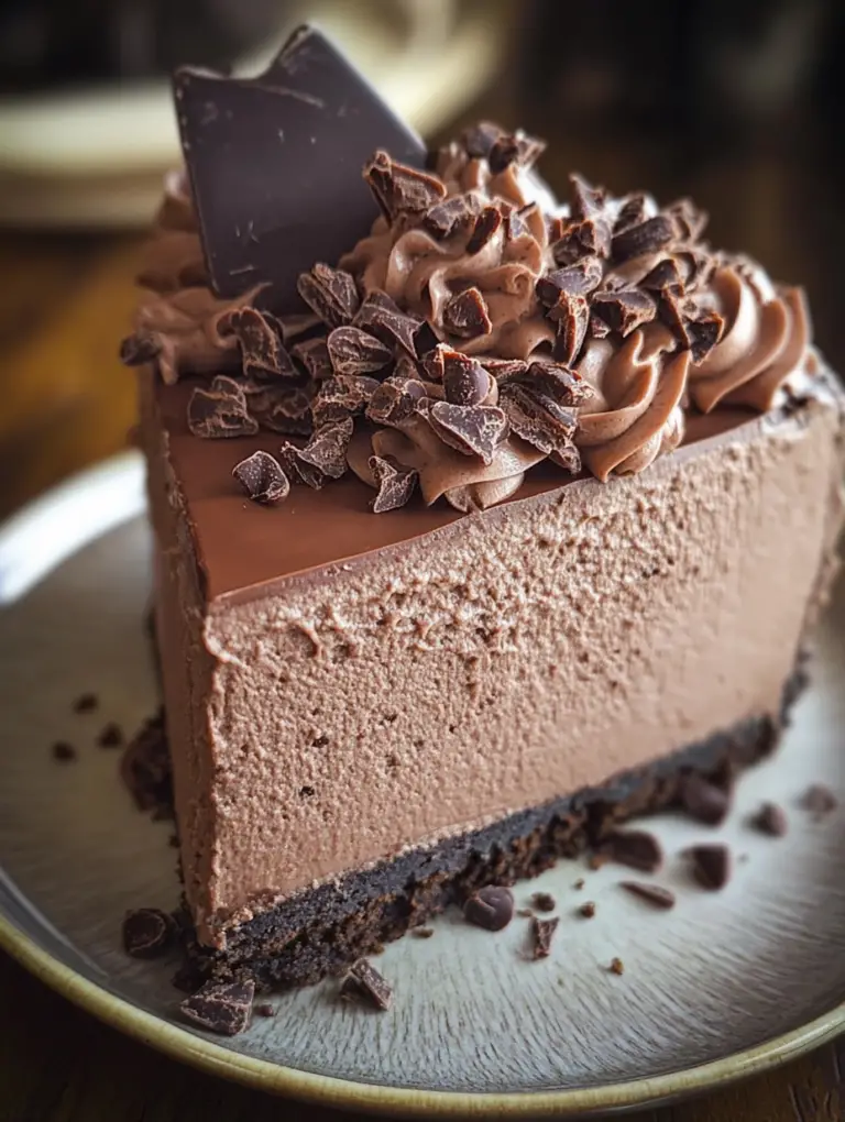 Chocolate Crunch Cheesecake