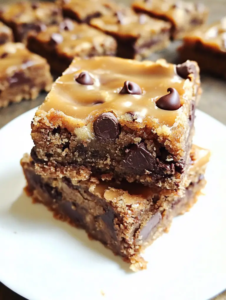 Caramel Chocolate Chip Bars