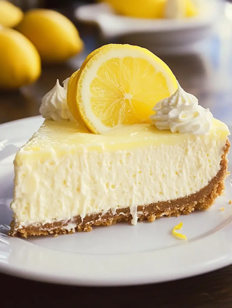 Lemon Delight Cheesecake