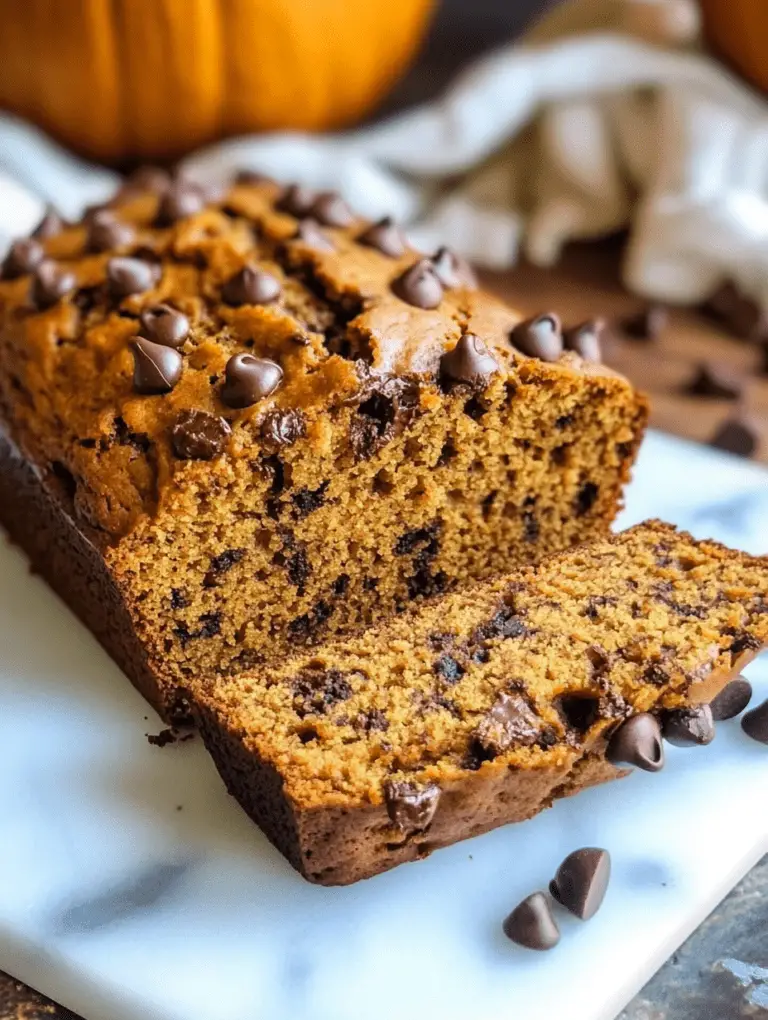 Chocolate Chip Pumpkin Bread