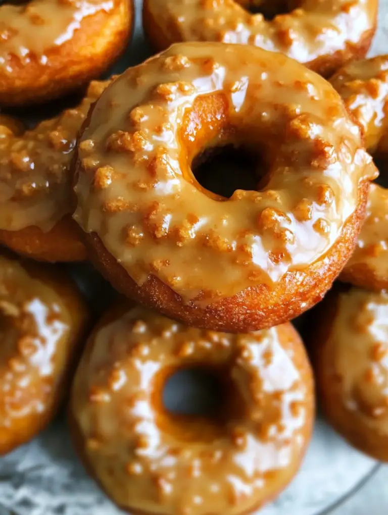 Pumpkin Maple Glazed Donuts