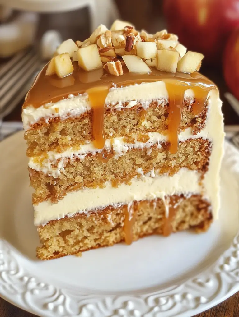 Caramel Apple Layer Cake