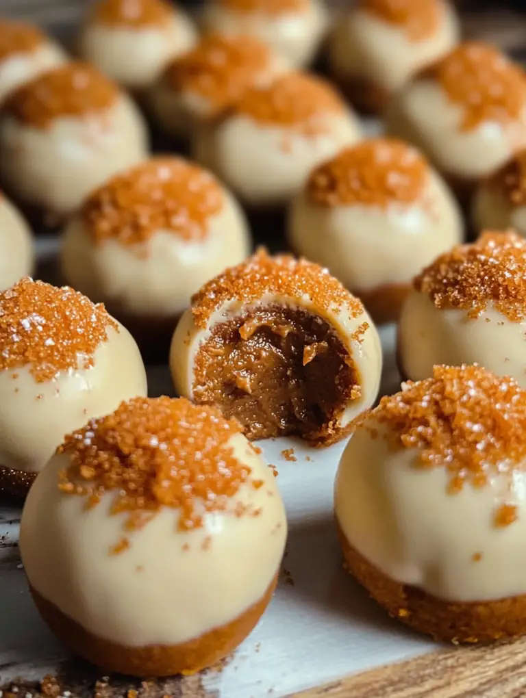 Pumpkin Cheesecake Truffles