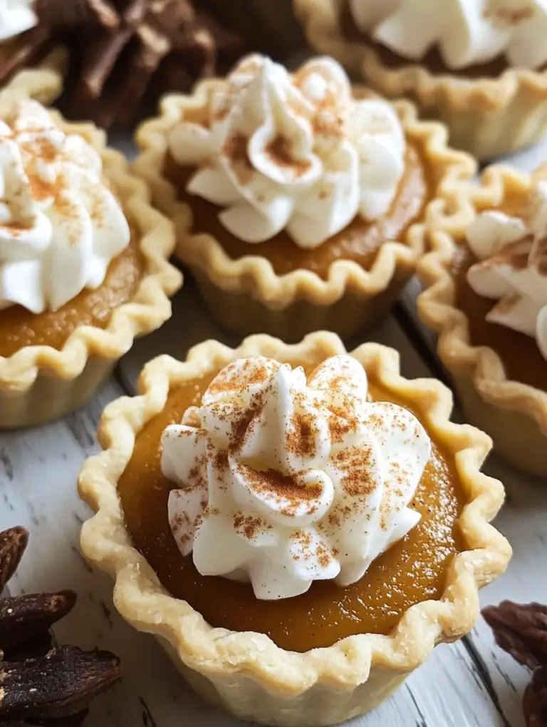 Pumpkin Spice Mini Pies