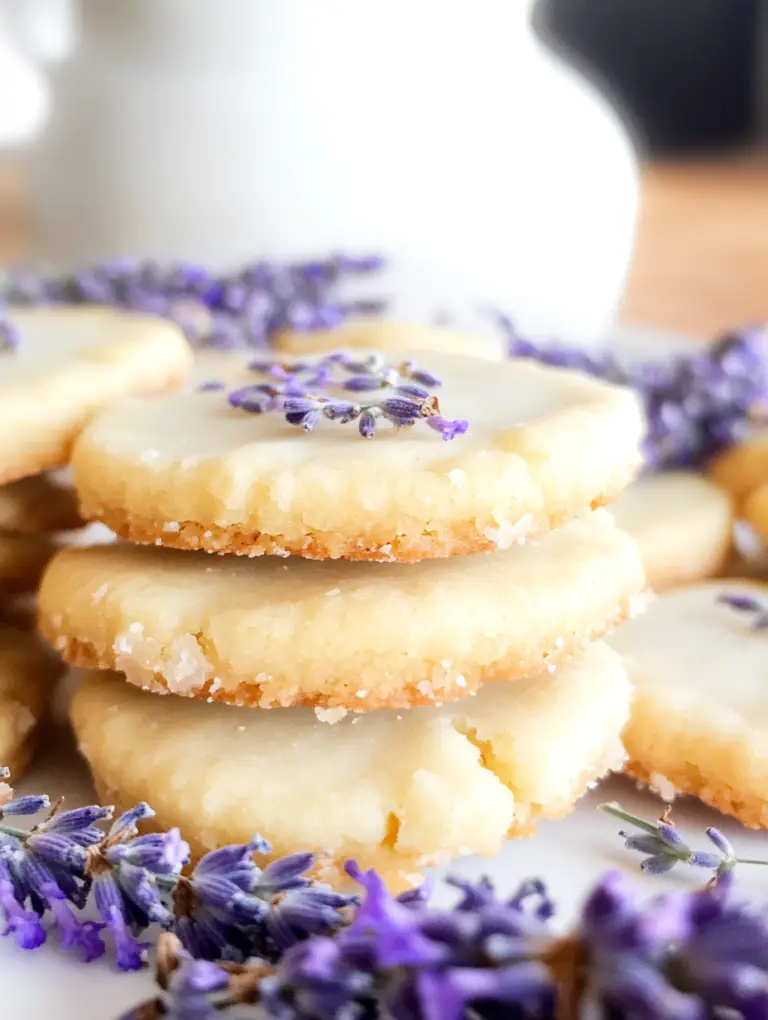 Lavender Shortbread Cookies: A Buttery, Floral Delight