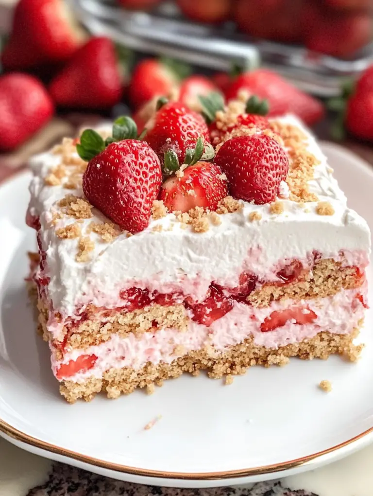 Strawberry Icebox Cake