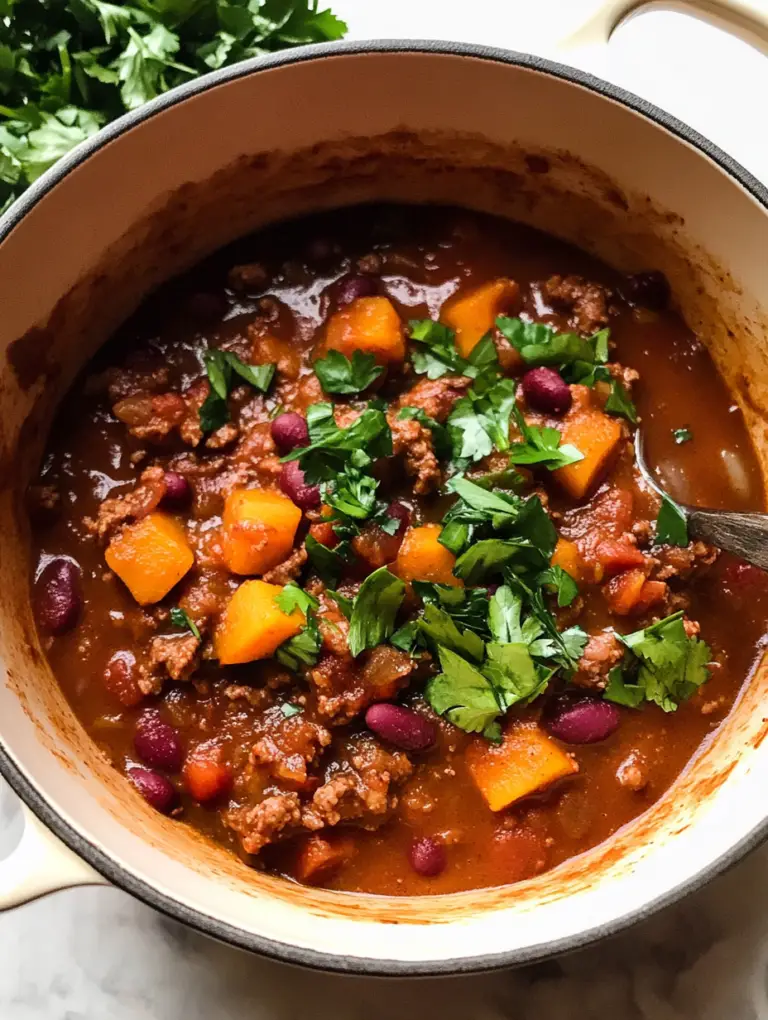 Harvest Pumpkin Chili