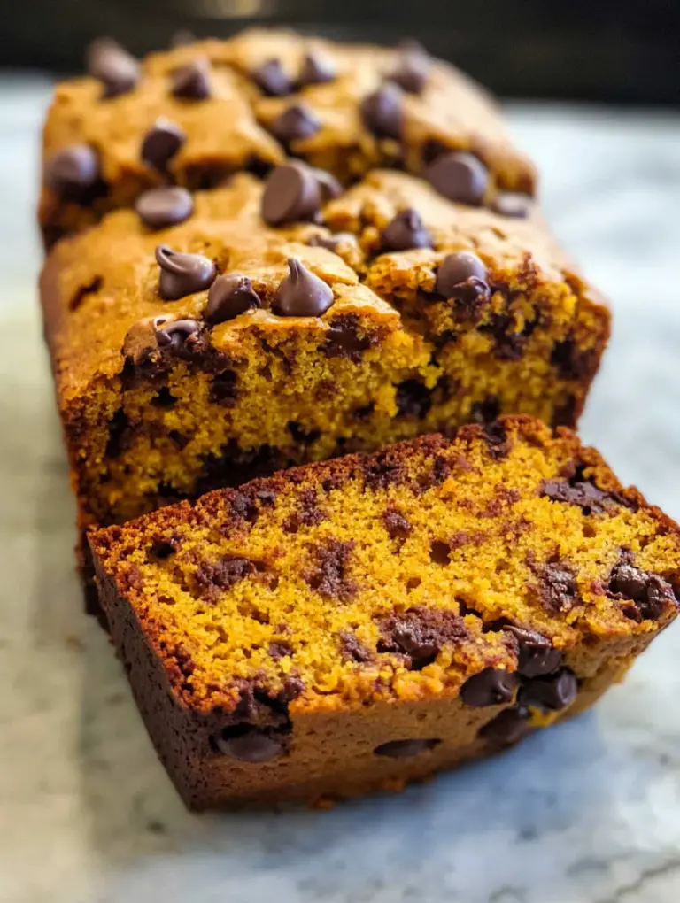 Pumpkin Chocolate Chip Bread