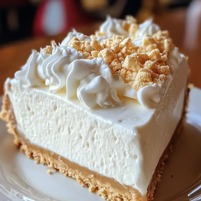 Marshmallow Whip Cheesecake Heaven ☁️