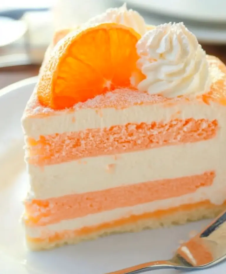 Orange Creamsicle Ice Cream Cake 🍊🍰