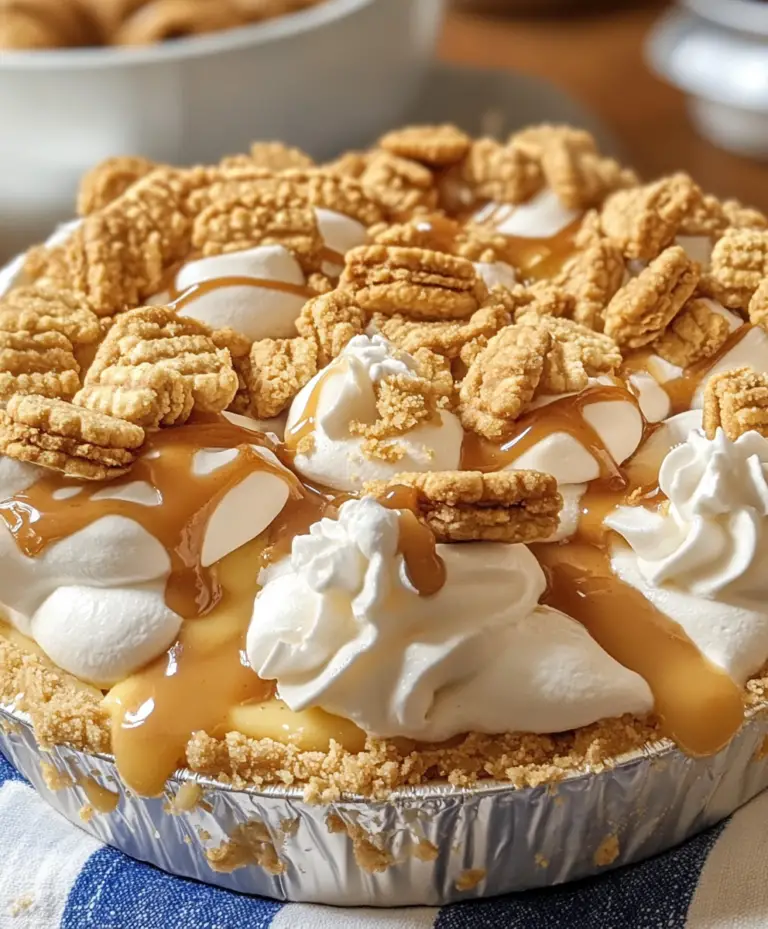 A Creamy Peanut Butter Delight with a Crunchy Nutter Butter Crust