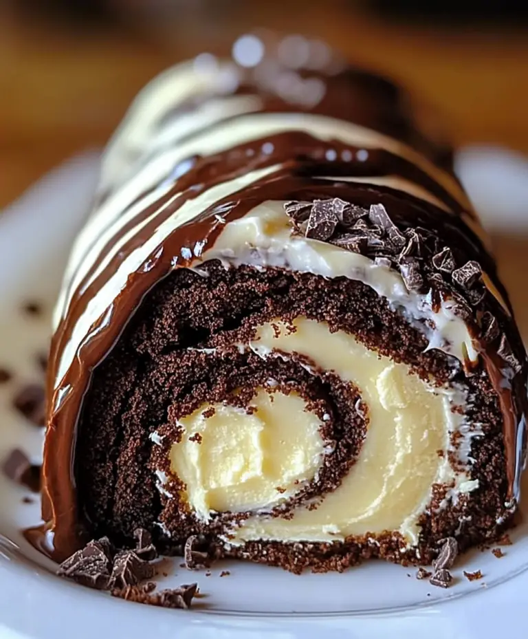 Choco Swiss Roll Delight: A Rich and Decadent Treat