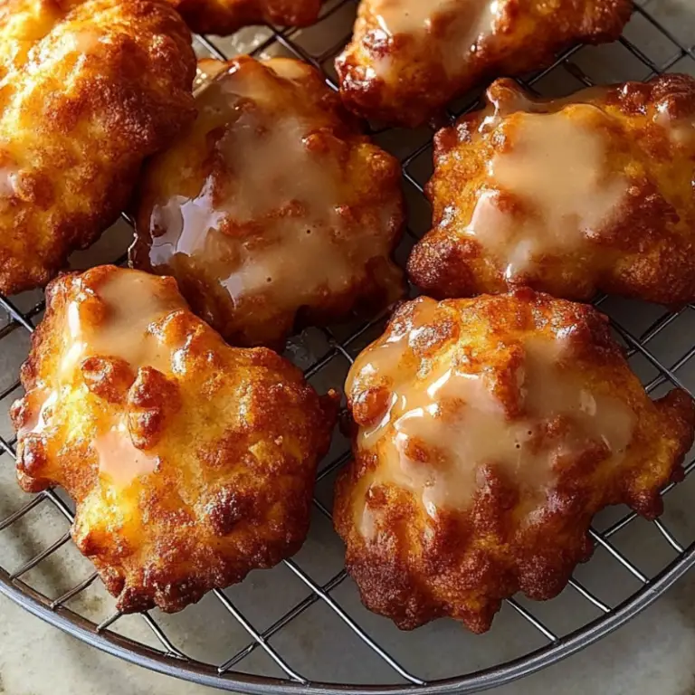 Air Fryer Apple Fritters