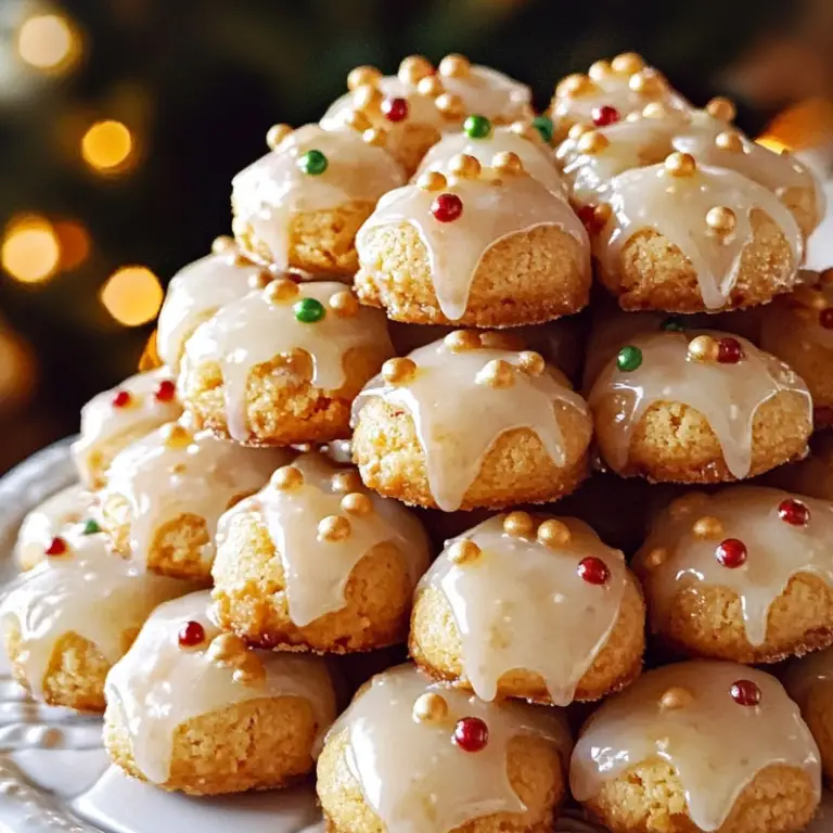 Almond Glazed Holiday Cookies