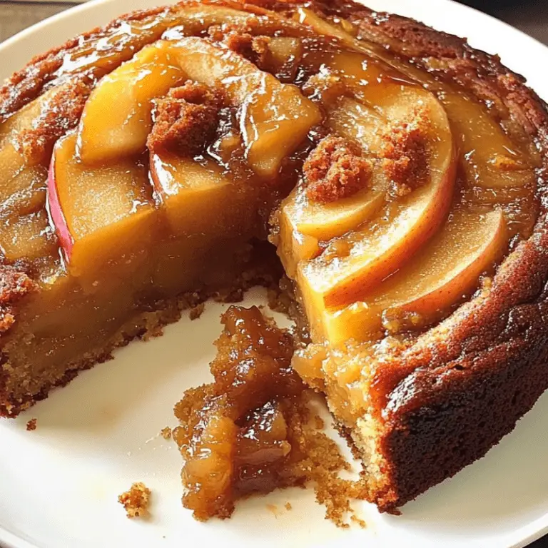 Apple Pumpkin Upside-Down Cake