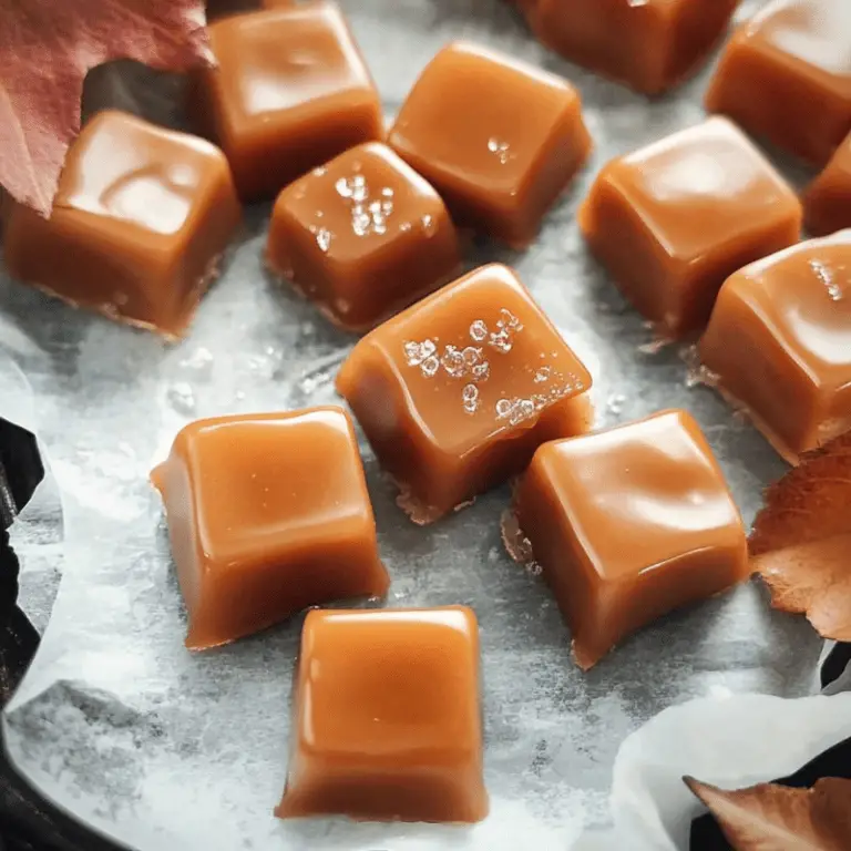 Autumn Spice Caramels