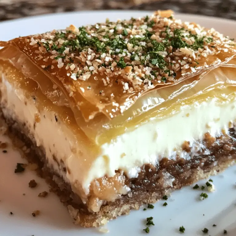 Baklava Cheesecake