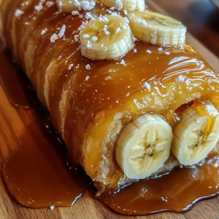 Banana Caramel Roll