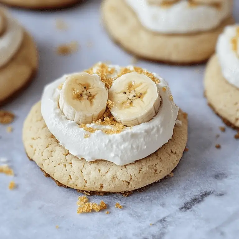 Banana Cream Pie Cookies