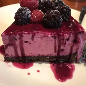 No-Bake Berry Cheesecake