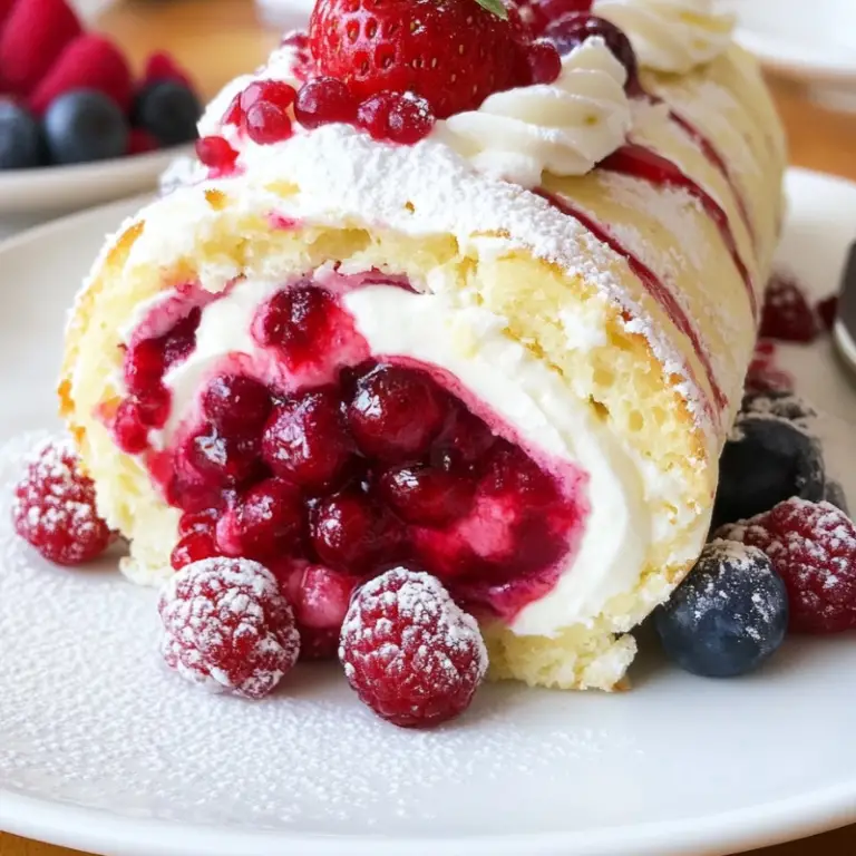 Berry Cream Roll