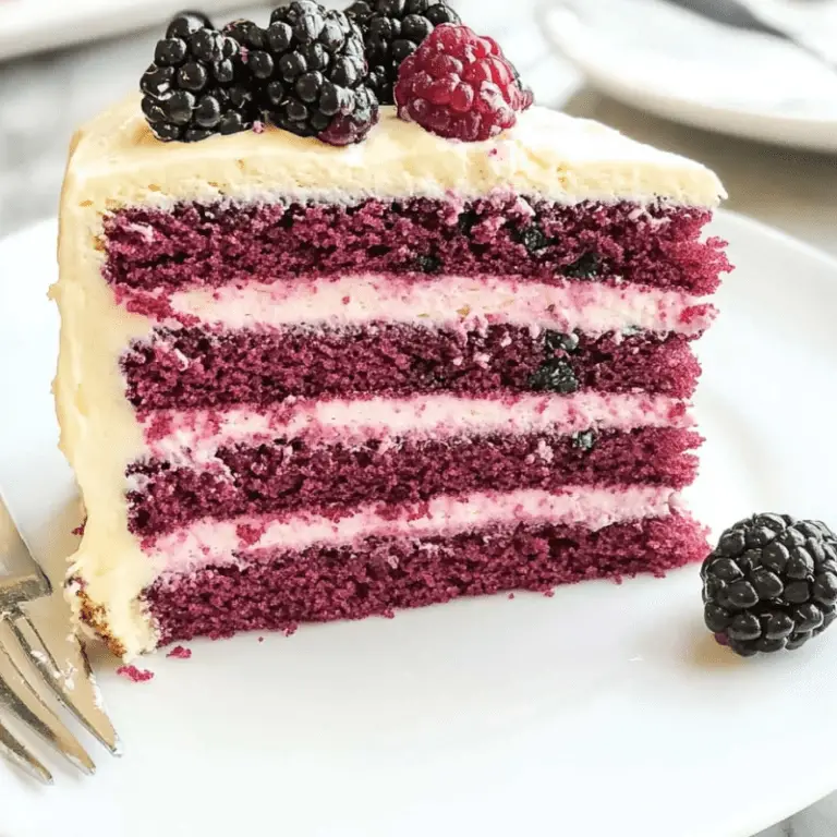 Blackberry Celebration Cake: A Stunning Dessert for Special Occasions