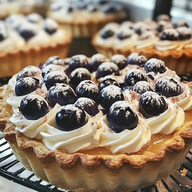 Blueberry Bomb pies