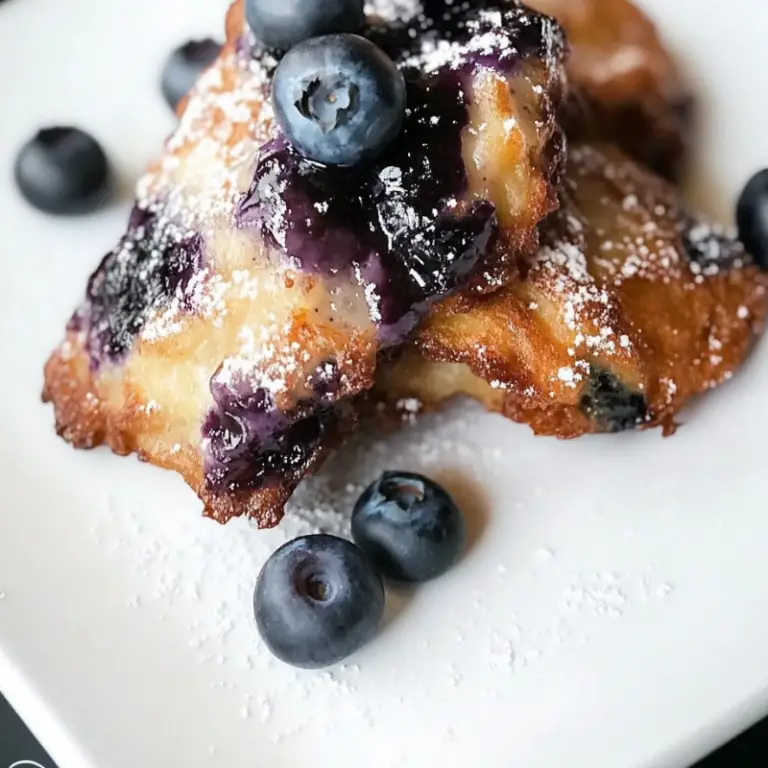 Blueberry Cardamom Fritters