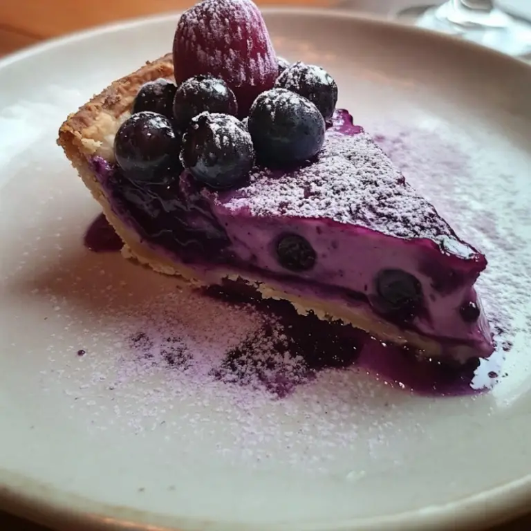 Blueberry Lavender Pie