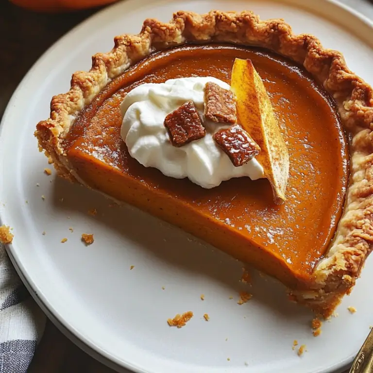 Embrace the Cozy Flavors: Bourbon Pumpkin Pie with Maple Whipped Crea