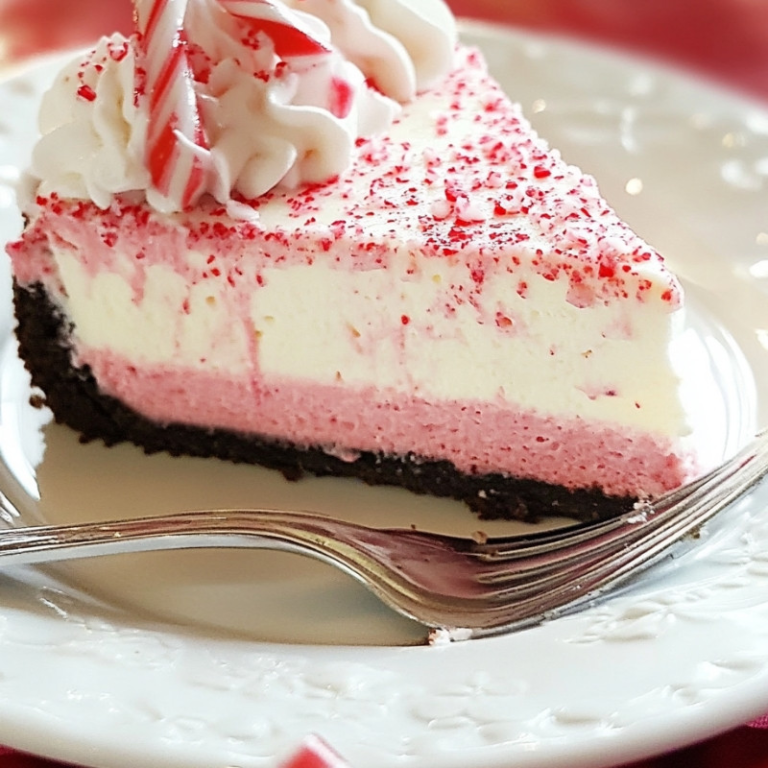 Candy Cane Cheesecake
