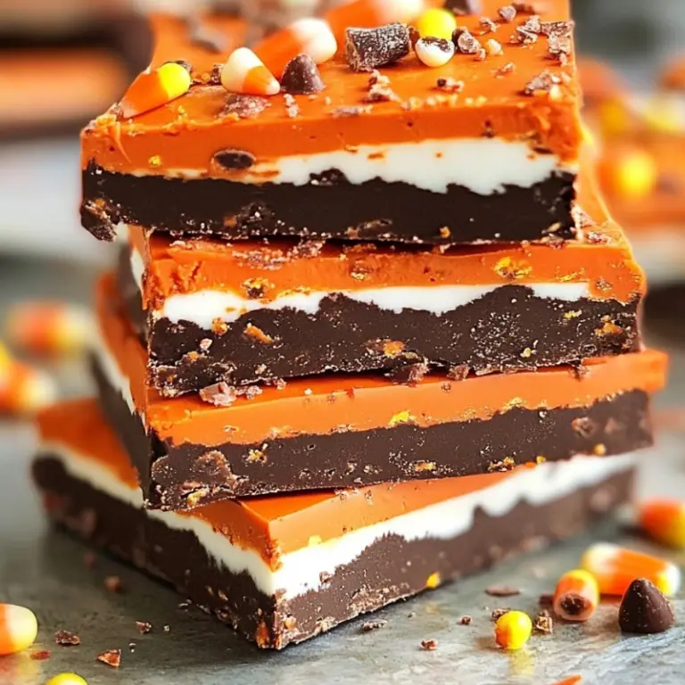 Candy Corn Truffle Bark