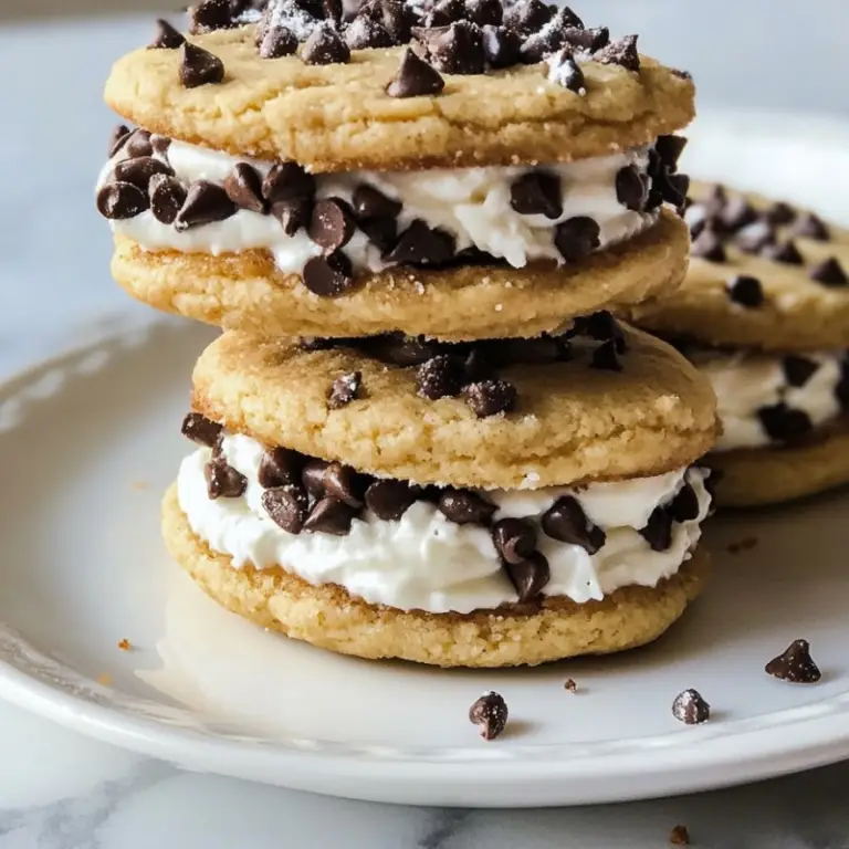 Cannoli Cookie Sandwiches