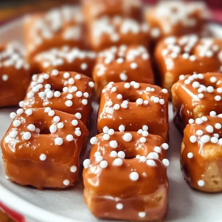 Caramel Pretzel Bites