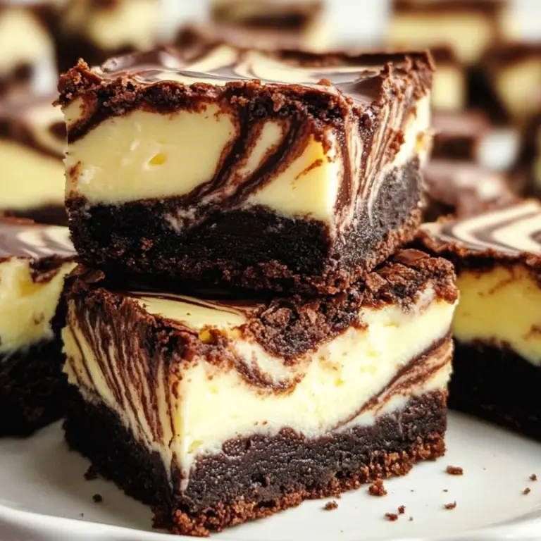 Cheesecake Swirl Brownies