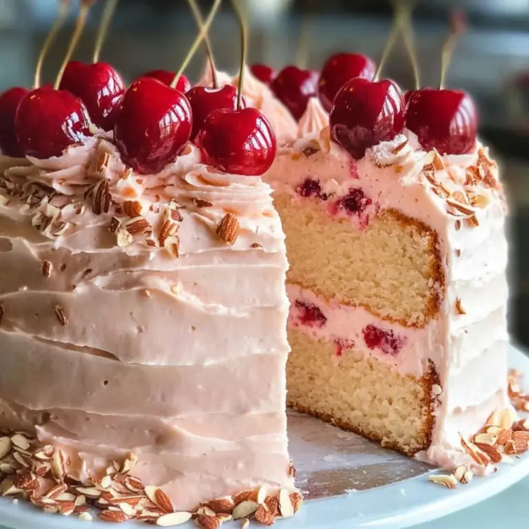 Cherry Chip Almond Cake