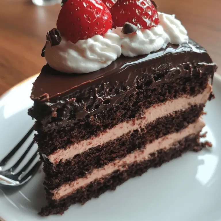 Chocolate Strawberry Cake