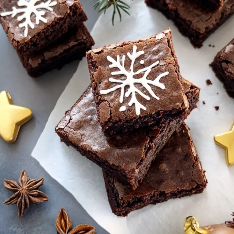 Christmas Spiced Brownies