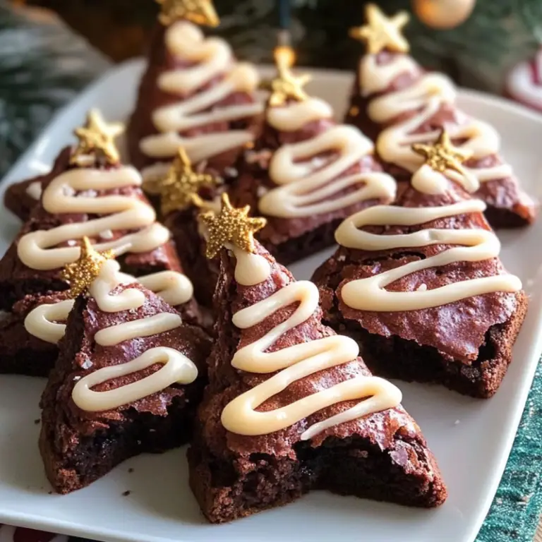 Christmas Tree Brownies