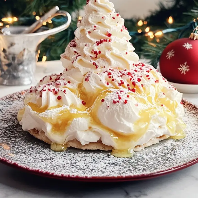 Christmas Tree Pavlova