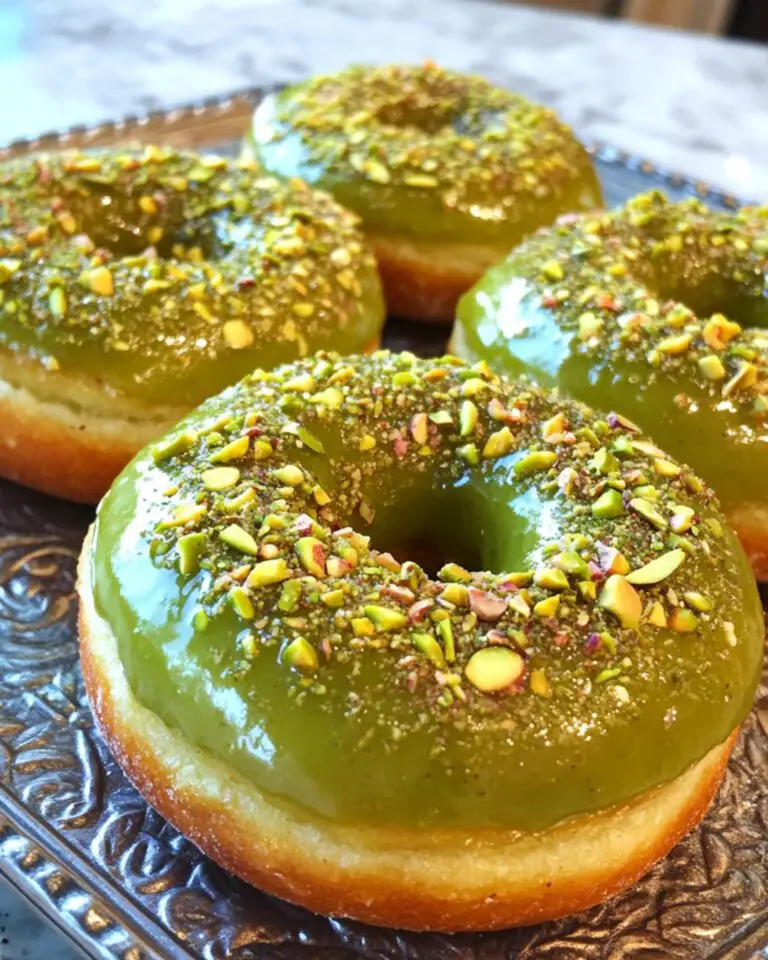 Pistachio Rosewater Doughnut