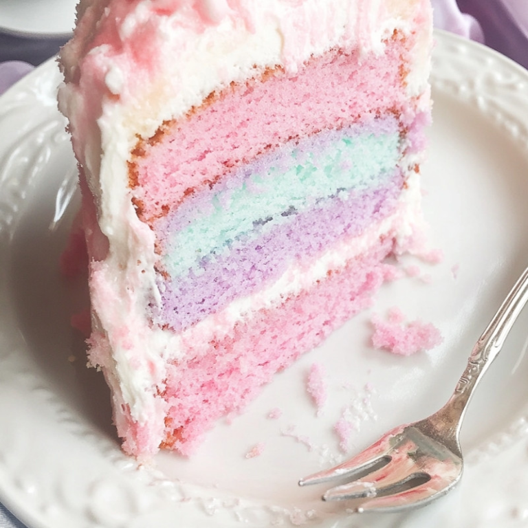 Cotton Candy Layer Cake
